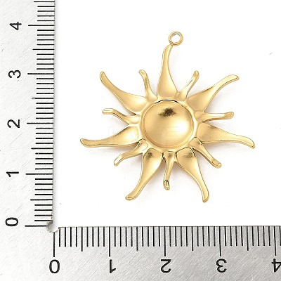304 Stainless Steel Pendants STAS-I322-01G-02-1