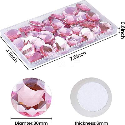 Self-Adhesive Acrylic Rhinestone Stickers DIY-FG0001-23D-1