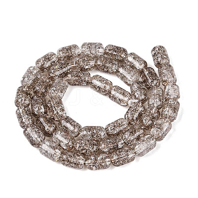 Transparent Crackle Glass Beads Strands GLAA-NH0001-04-A10-1