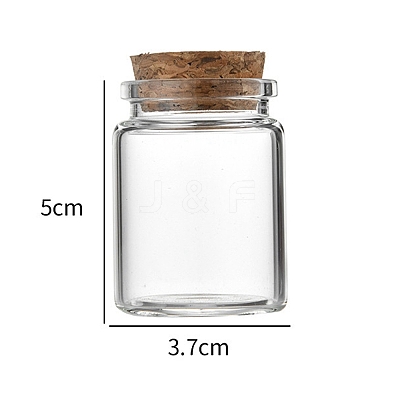 Glass Bottle CON-WH0085-72B-1