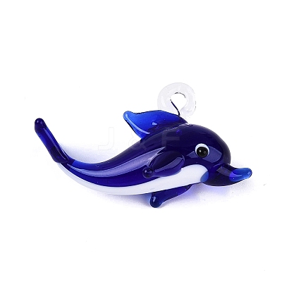 Handmade Lampwork Pendants LAMP-N034-23A-1