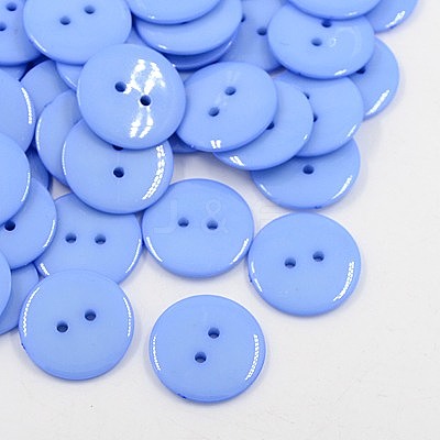 Acrylic Sewing Buttons BUTT-E084-B-06-1
