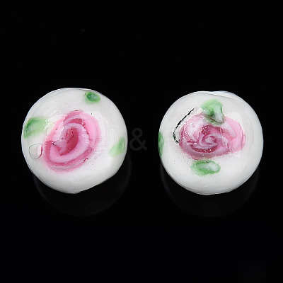 Handmade Lampwork Beads Strands LAMP-N021-45G-1