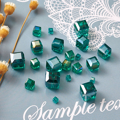 Electroplate Glass Beads Strands EGLA-TA0001-03B-1