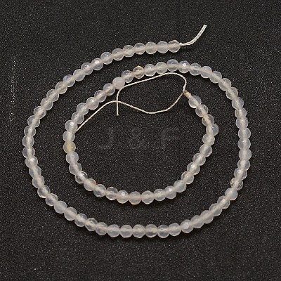 Natural White Agate Bead Strands X-G-G882-4mm-A06-7-1