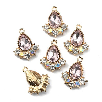 Glass Rhinestone Pendants FIND-TAC0017-07LG-01-1
