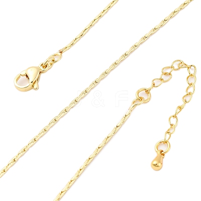 Brass Boston Link Chains Necklaces for Women NJEW-D302-59G-1