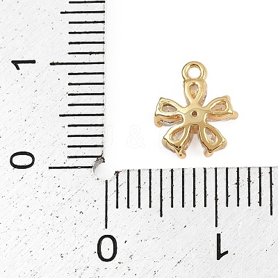 Brass Micro Pave Cubic Zirconia Pendants LS-KK-S339-06G-1