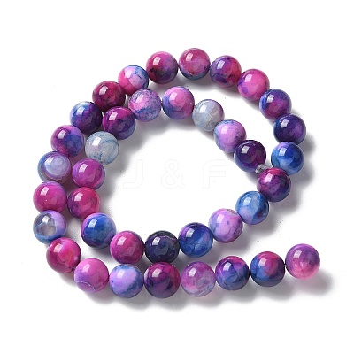 Natural Agate Beads Strands G-NH0001-G04-01-1
