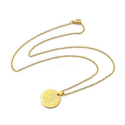 Constellation Pendant Necklaces LS-NJEW-S422-04G-03-1