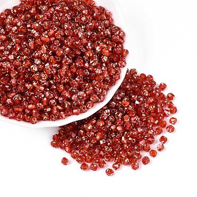 Picasso Baking Paint Glass Seed Beads SEED-N007-37E-1