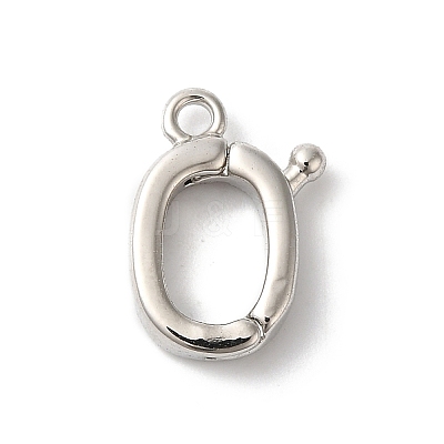 Brass Fold Over Clasps KK-H483-06B-1