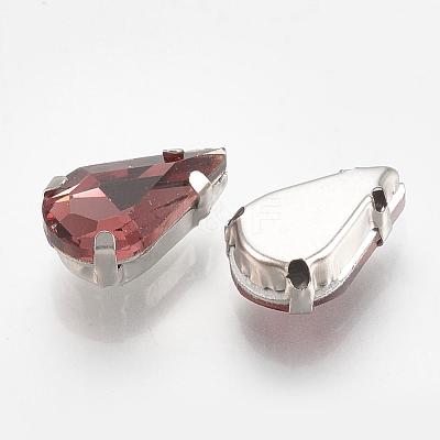 Sew on Rhinestone RGLA-T035-8x13mm-18-1