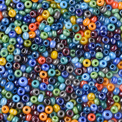 8/0 Czech Opaque Glass Seed Beads SEED-N004-003A-29-1
