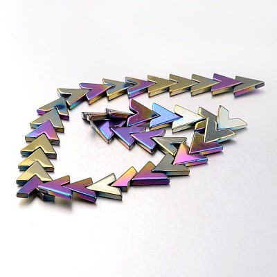 Electroplate Non-magnetic Synthetic Hematite Bead Strands G-F300-21-02-1