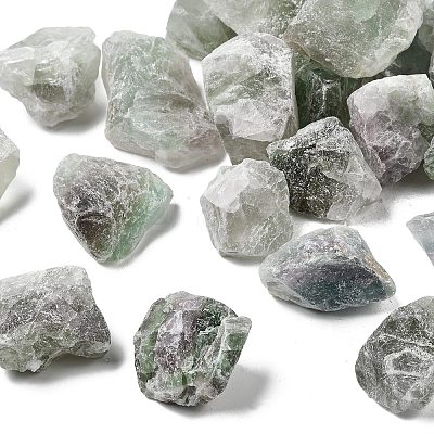 Rough Raw Natural Fluorite Beads G-F710-18-1