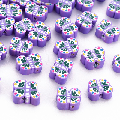 Handmade Polymer Clay Beads X-CLAY-N011-010-1