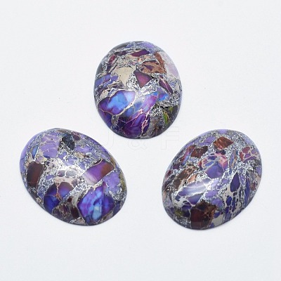 Regalite/Imperial Jasper/Sea Sediment Jasper Cabochons G-E464-42I-1
