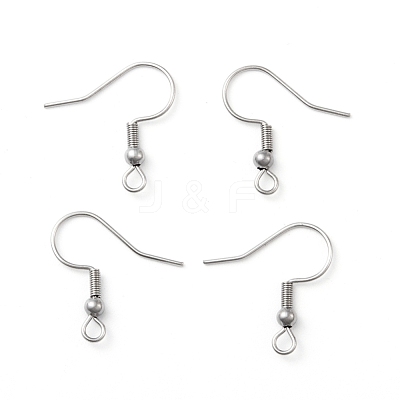 Tarnish Resistant 316 Surgical Stainless Steel Earring Hooks STAS-N019-02-1