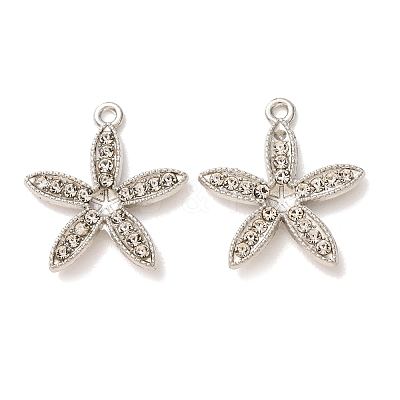 Alloy Rhinestone Pendants Cabochon Settings RB-CBAA987-10P-1