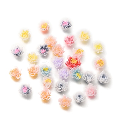Flower Opaque Resin Cabochons FIND-L019-02B-1