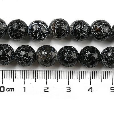 Crackle Agate Beads Strands G-A003-1-1
