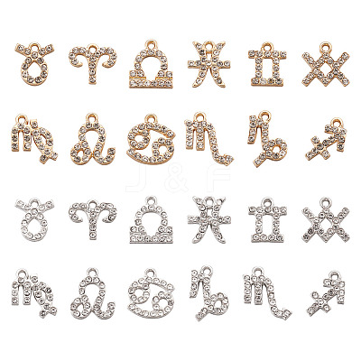 2 Sets 2 Colors Zinc Alloy Pendants ALRI-FW0001-02-1