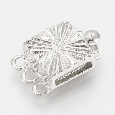 Brass Box Clasps KK-S346-003-1