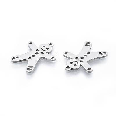 Non-Tarnish 201 Stainless Steel Pendants STAS-N090-LA919-1-1