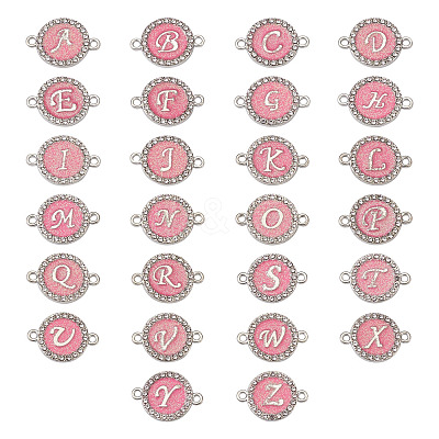 Alloy Enamel Links Connectors ENAM-TA0002-15A-1