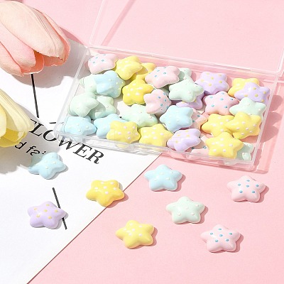 40Pcs Plastic Cabochons MACR-FS0002-20-1