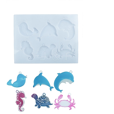 DIY Silhouette Silicone Pendant Molds SIMO-D004-02B-1