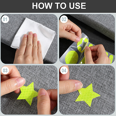 Waterproof Plastic Reflective Sticker DIY-WH0184-88A-1