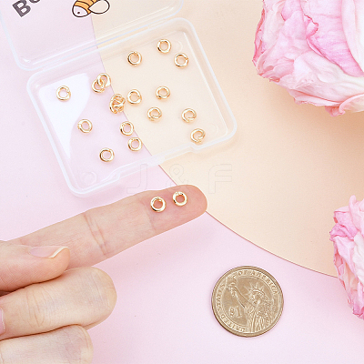 20Pcs Brass Open Jump Rings KK-BBC0023-10A-1