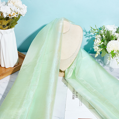 Laser Polyester Gauze Fabric DIY-WH0021-24-1