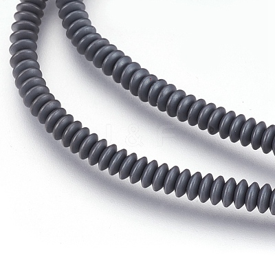 Non-magnetic Synthetic Hematite Beads Strands G-I208-03F-A-4x1mm-1