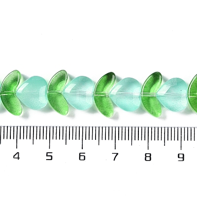 Transparent Glass Beads Strands GLAA-B021-04B-1