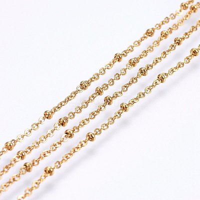 3.28 Feet 304 Stainless Steel Cable Chains X-CHS-I002-02G-1