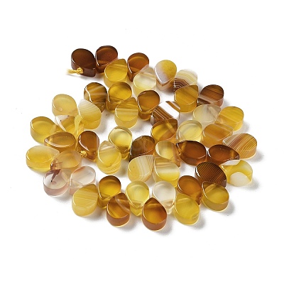 Natural Agate Beads Strands G-G021-04A-10-1