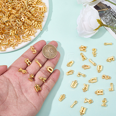 300Pcs Electroplated Plastic Charms KY-SC0002-61G-1