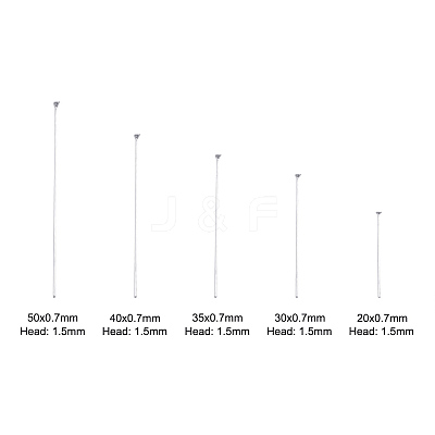 304 Stainless Steel Flat Head Pins STAS-CJ0005-01P-1