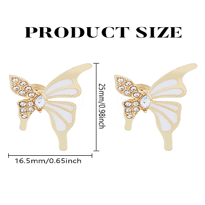 1 Pair Zinc Alloy Stud Earrings EJEW-LP0009-07-1