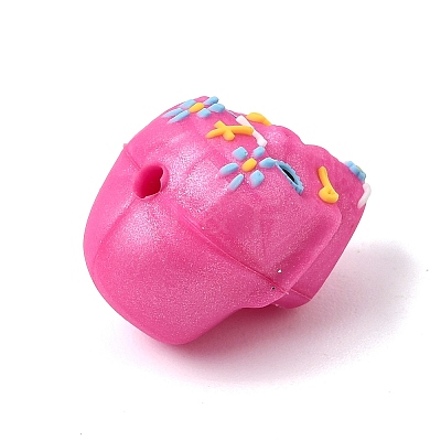 Day of the Dead & Halloween 3D Silicone Beads SL-CBA7785-02-1
