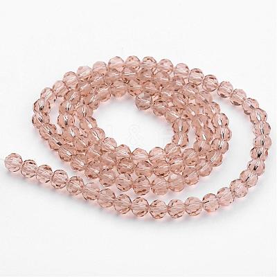 Transparent Glass Bead Strands GLAA-G013-8mm-90-1