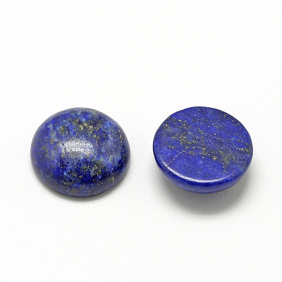 Natural Lapis Lazuli Cabochons G-R416-12mm-33-1