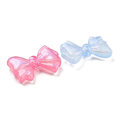 Transparent Luminous Acrylic Beads MACR-D024-40-1