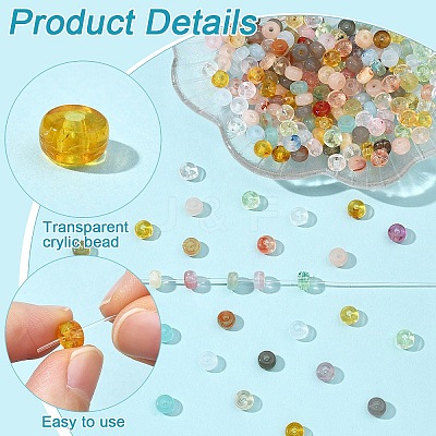 377Pcs 50G Transparent Acrylic Beads OACR-YW0003-77A-1