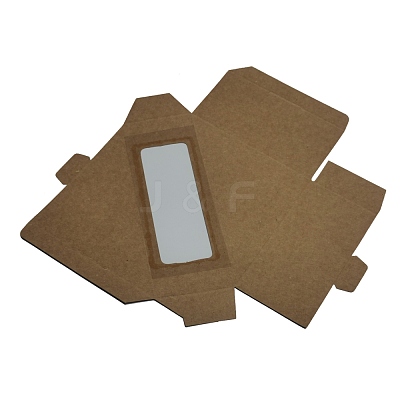 Triangle Kraft Paper Sandwich Box CON-WH0087-63-1