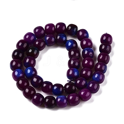 Dyed Natural White Jade Beads Strands G-T138-D26-1