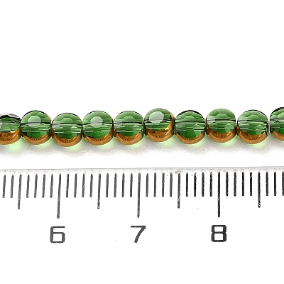 Electroplate Glass Beads Strands EGLA-A040-01D-1